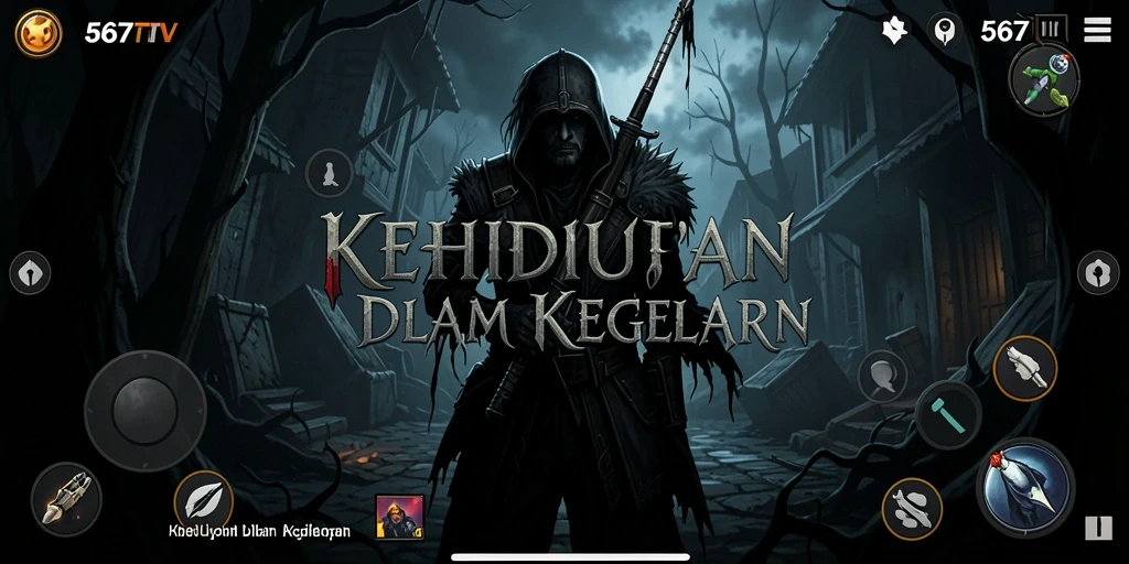 Tangkapan layar menampilkan momen mencekam dari gameplay 567TV.