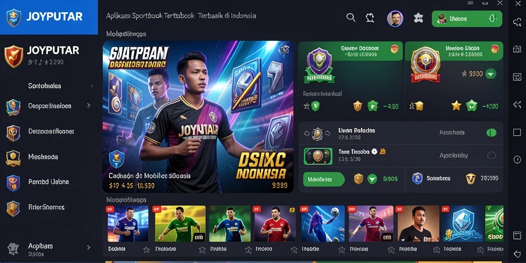 Tampilan menarik dari gameplay Sportsbook JOYPUTAR yang seru.