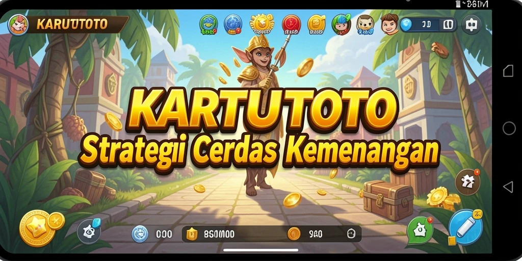 Screenshot KARTUTOTO menampilkan epic gameplay strategi yang menegangkan.