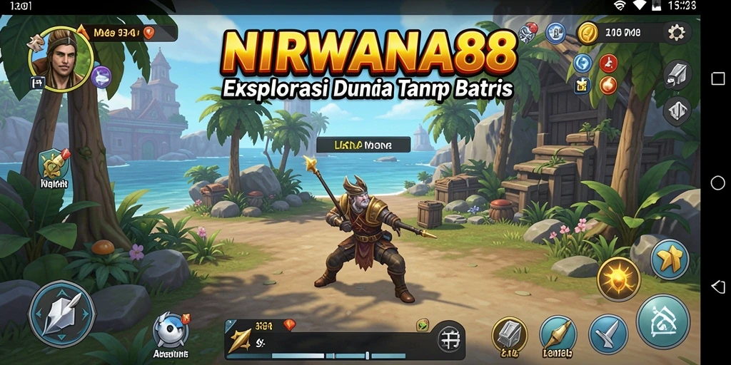 Screenshot dari gameplay NIRWANA88 menunjukkan eksplorasi yang mendalam dan menakjubkan.
